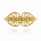 Hårspenne filigran, forgylt thumbnail