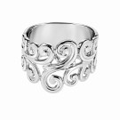 PRESALE: Skjerfring ornament, rhodinert thumbnail