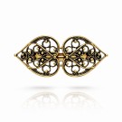 Hårspenne filigran, gammelforgylt thumbnail