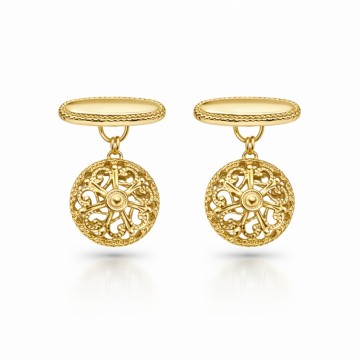 Mansjettknapper, forgylt 