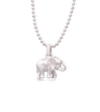 Elefant smykke - sølv (liten)