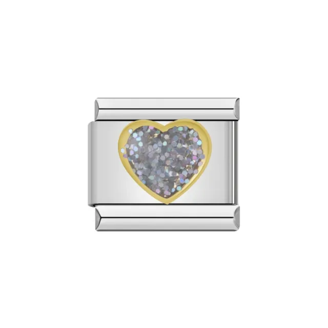 Firenze ledd - glitter hjerte