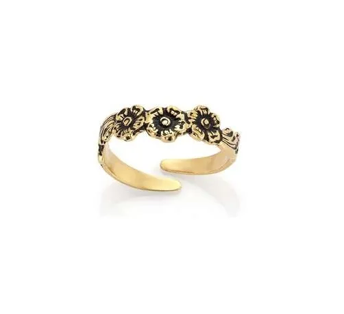 Løken ring - blomster